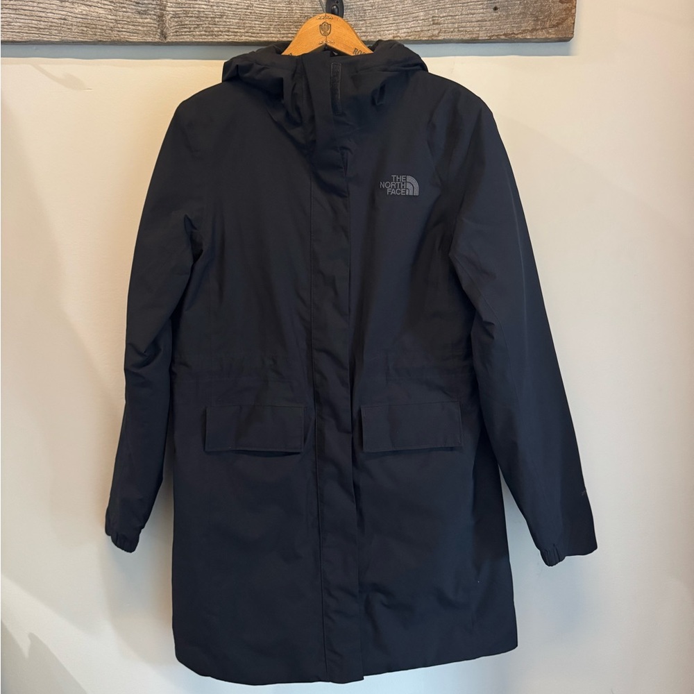 The North Face Women's Black Winter Jacket Parka Small S Insulated